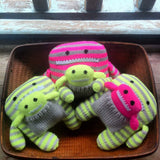 Lola and Lily Hand Knit Monster